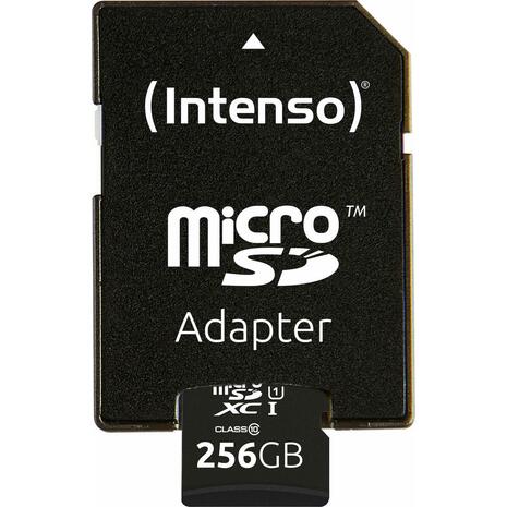 Κάρτα Μνήμης Intenso 256GB Micro SD - UHS-I - PREMIUM